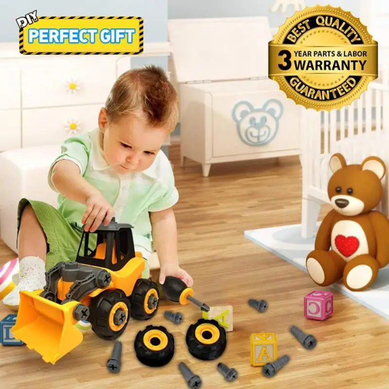 Take Apart Kid Toys Vehicles Assembly Toy Bulldozer Constructions Set Building Vehicle Play Set Screwdriver Ideal Educational
Take Apart Kid Toys Vehicles Assembly Toy Bulldozer Constructions Set Building Vehicle Play Set Screwdriver Ideal Educational