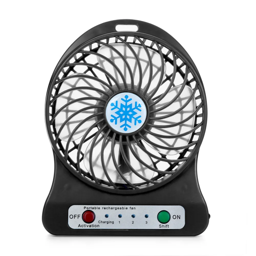 Portable Rechargeable LED Light Fan Air Cooler Mini Desk USB 18650 Battery Fan
Portable Rechargeable LED Light Fan Air Cooler Mini Desk USB 18650 Battery Fan