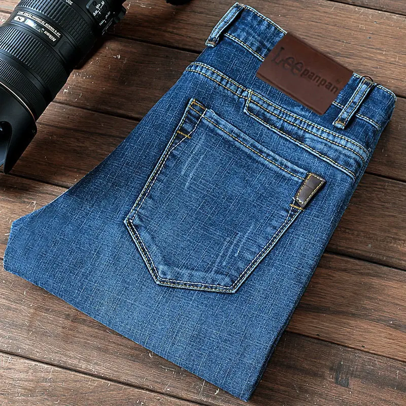 Spring stretch denim pants men's summer thin loose large straight pants men's business casual pants
Spring stretch denim pants men's summer thin loose large straight pants men's business casual pants