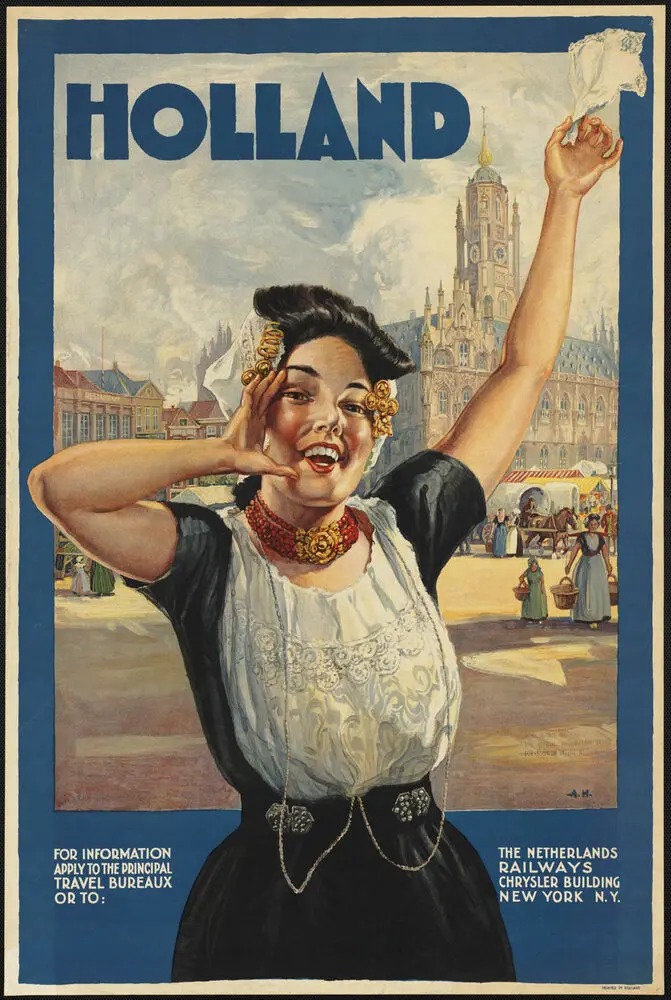 HOLLAND TRAVEL RAILWAY METAL TIN SIGN POSTER WALL PLAQUE 
HOLLAND TRAVEL RAILWAY METAL TIN SIGN POSTER WALL PLAQUE