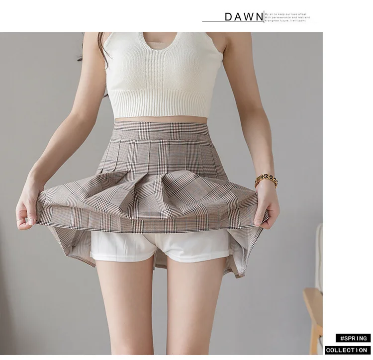 NEW Korean High Waist Design Thick Pleated Mini Skirt Autumn Plus Size A-line Group Embroidery Student Skirt Street Pleated Skir
NEW Korean High Waist Design Thick Pleated Mini Skirt Autumn Plus Size A-line Group Embroidery Student Skirt Street Pleated Skir