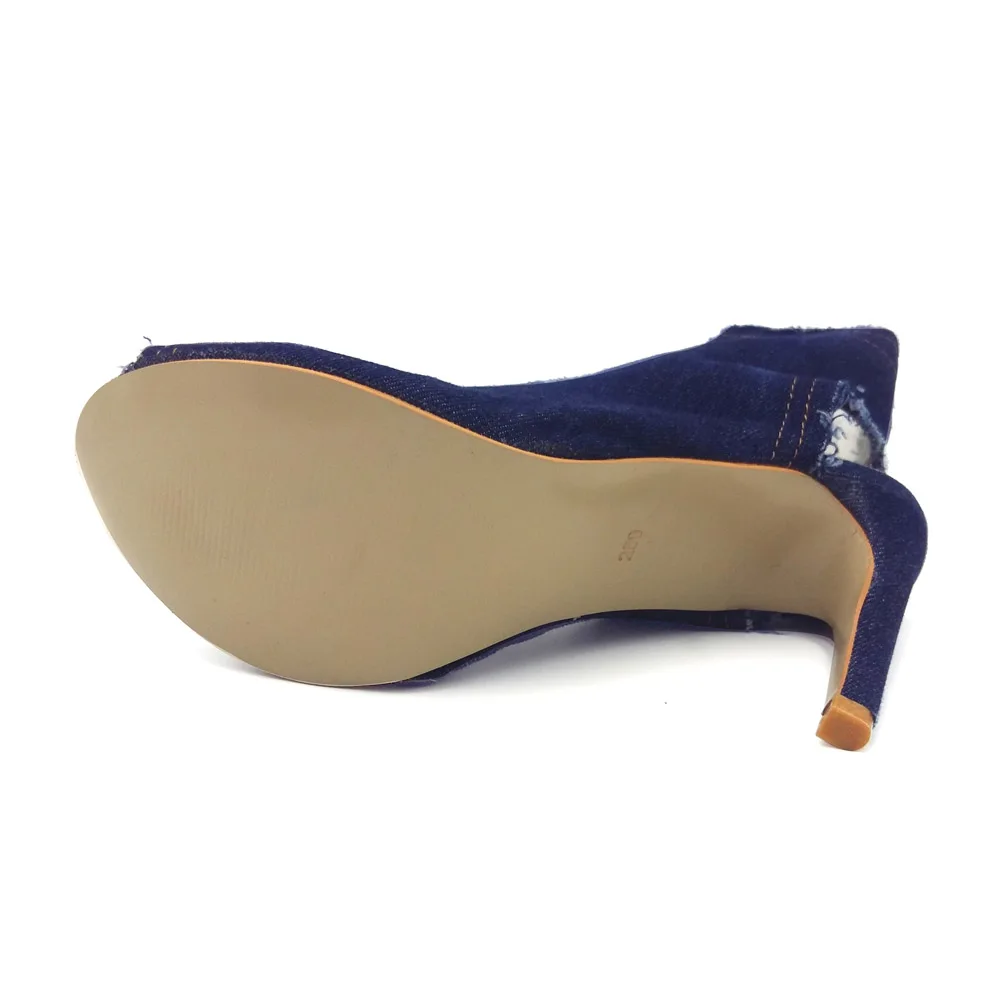 2018 Summer New Fish Mouth Cool Sandals Women Sheos Female Denim Super Thin High Heels Sexy Ladies Shoes Woman Chaussure Femme
2018 Summer New Fish Mouth Cool Sandals Women Sheos Female Denim Super Thin High Heels Sexy Ladies Shoes Woman Chaussure Femme