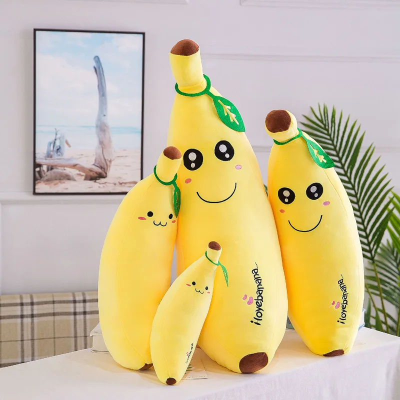 New trill lovely fruit doll children banana pillow stuffed dolls dolls birthday gift
New trill lovely fruit doll children banana pillow stuffed dolls dolls birthday gift