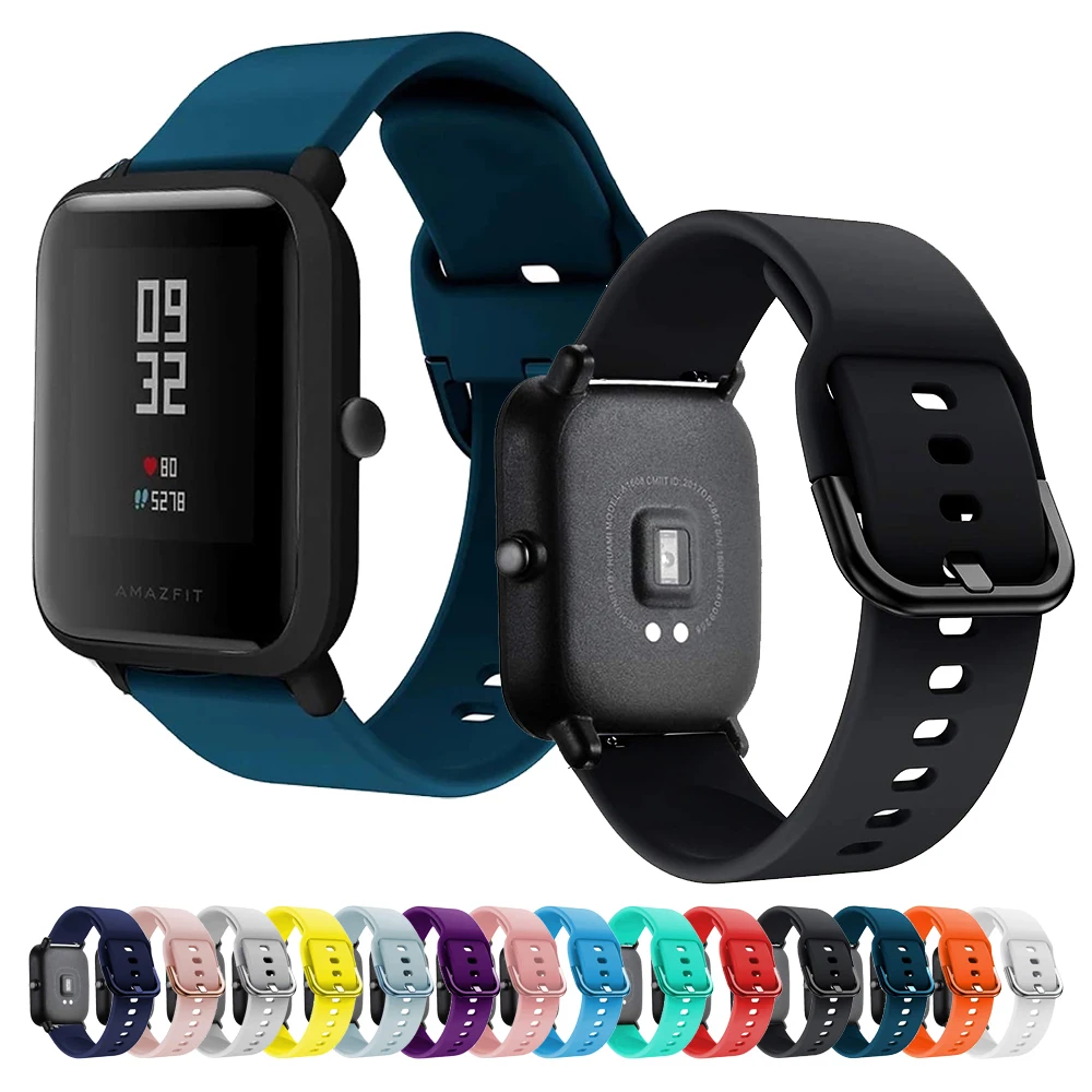 20mm Watch band For Amazfit GTS/BIP S/BIP lite/GTR 42mm/GTR 42mm Silicone Sport Bracelet Amazfit bip strap for Samsung active2/1
20mm Watch band For Amazfit GTS/BIP S/BIP lite/GTR 42mm/GTR 42mm Silicone Sport Bracelet Amazfit bip strap for Samsung active2/1