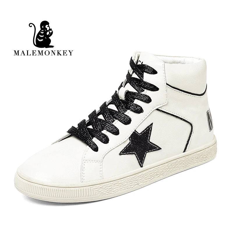 Malemonkey/2019 г. Size35-40-зимняя женская обувь с высоким берцем легкая повседневная на