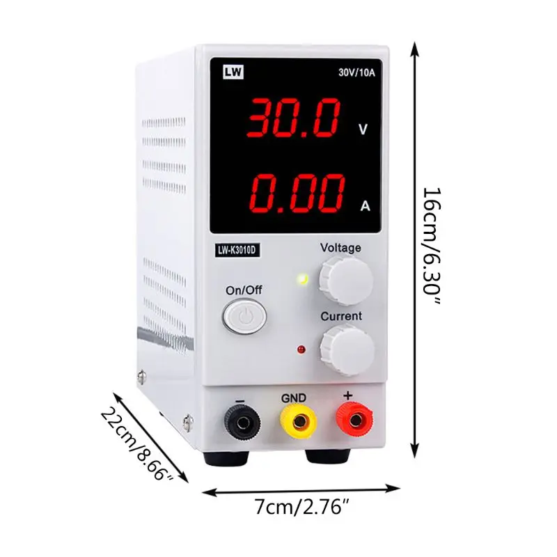 13MA K3010D 30V10A Adjustable DC Power Supply High Precision Switching Regulator Laboratory Power Supply Repair Parts US/EU Plug
13MA K3010D 30V10A Adjustable DC Power Supply High Precision Switching Regulator Laboratory Power Supply Repair Parts US/EU Plug