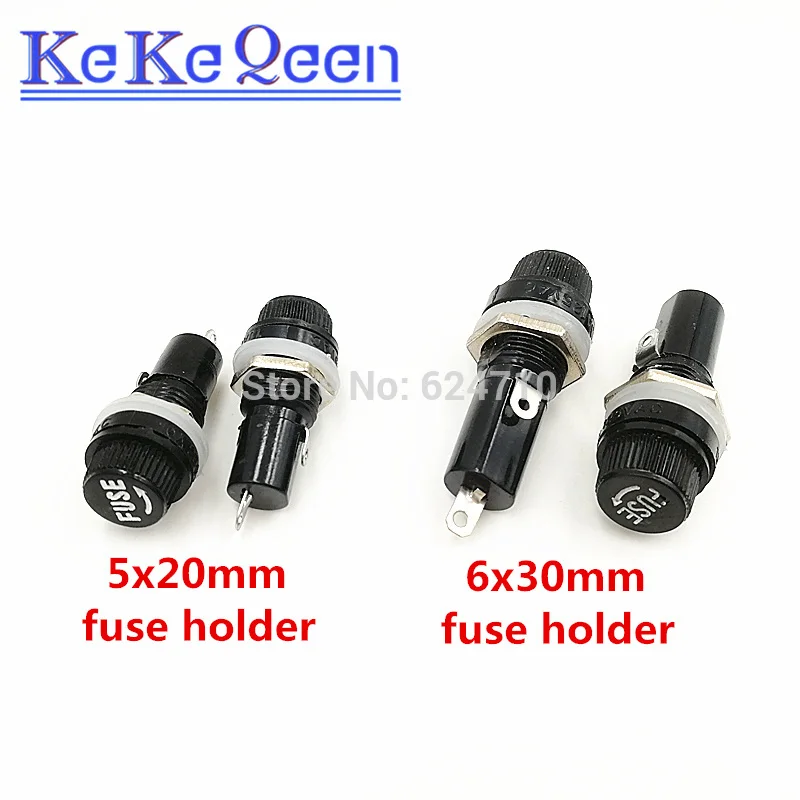 5*20 6*30 fuse holder Durable 250V 10A Panel Mount Screw Cap 5*20mm 6*30mm Fuse Socket Case 5x20mm 6x30mm For Glass Fuse BLX-1
5*20 6*30 fuse holder Durable 250V 10A Panel Mount Screw Cap 5*20mm 6*30mm Fuse Socket Case 5x20mm 6x30mm For Glass Fuse BLX-1