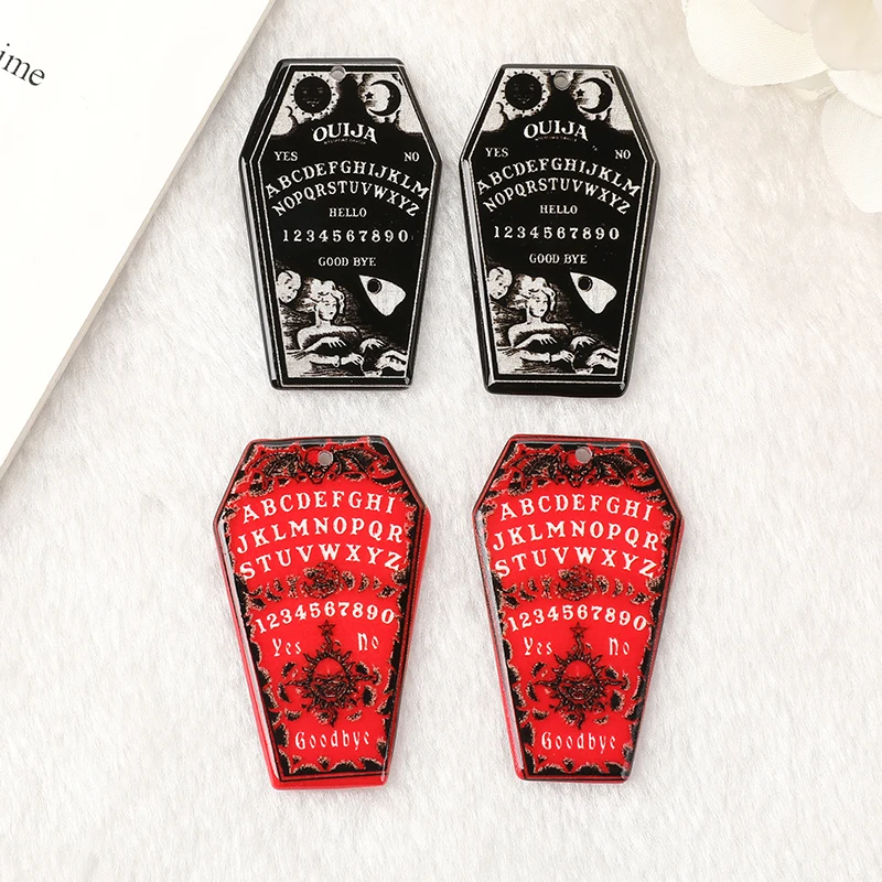 10Pcs Coffin Halloween Memento Acrylic Charms High Res Spirit Board Ouija Pendant For Earring Necklace Diy Making
10Pcs Coffin Halloween Memento Acrylic Charms High Res Spirit Board Ouija Pendant For Earring Necklace Diy Making