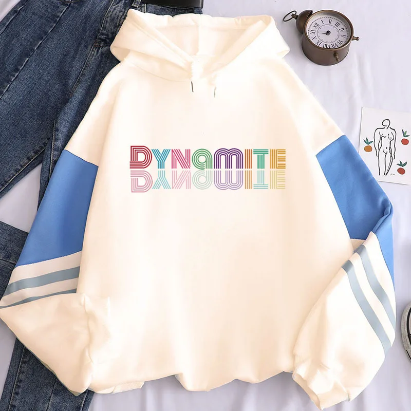 Autumn and Winter New Fashion BTS Dynamite Loose Large Casual Plush Thickened Color Matching Hoodie Sweatshirt Women
Autumn and Winter New Fashion BTS Dynamite Loose Large Casual Plush Thickened Color Matching Hoodie Sweatshirt Women