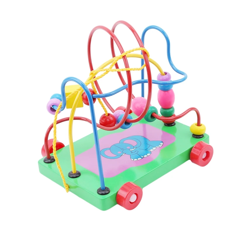 Hot Selling Baby Educational Wooden Preshool Toys Child Toy Coloprful Round Beads Cartoon Elephant Puzzle Trailer
Hot Selling Baby Educational Wooden Preshool Toys Child Toy Coloprful Round Beads Cartoon Elephant Puzzle Trailer