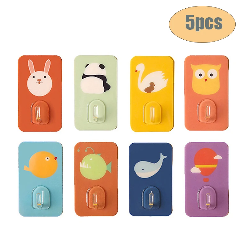5Pcs Hooks Strong Adhesive Creative Cute Wall Hanging Kitchen Load-bearing Household Non-perforated Suction Cup Sticky Hooks
5Pcs Hooks Strong Adhesive Creative Cute Wall Hanging Kitchen Load-bearing Household Non-perforated Suction Cup Sticky Hooks