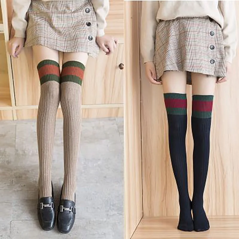 Autum Winter Cotton Warm Loose Solid Color New Two Bar Fashion Women Knee Socks Stockings Thick ( Inter ) Cotton Blends 55c'm
Autum Winter Cotton Warm Loose Solid Color New Two Bar Fashion Women Knee Socks Stockings Thick ( Inter ) Cotton Blends 55c'm