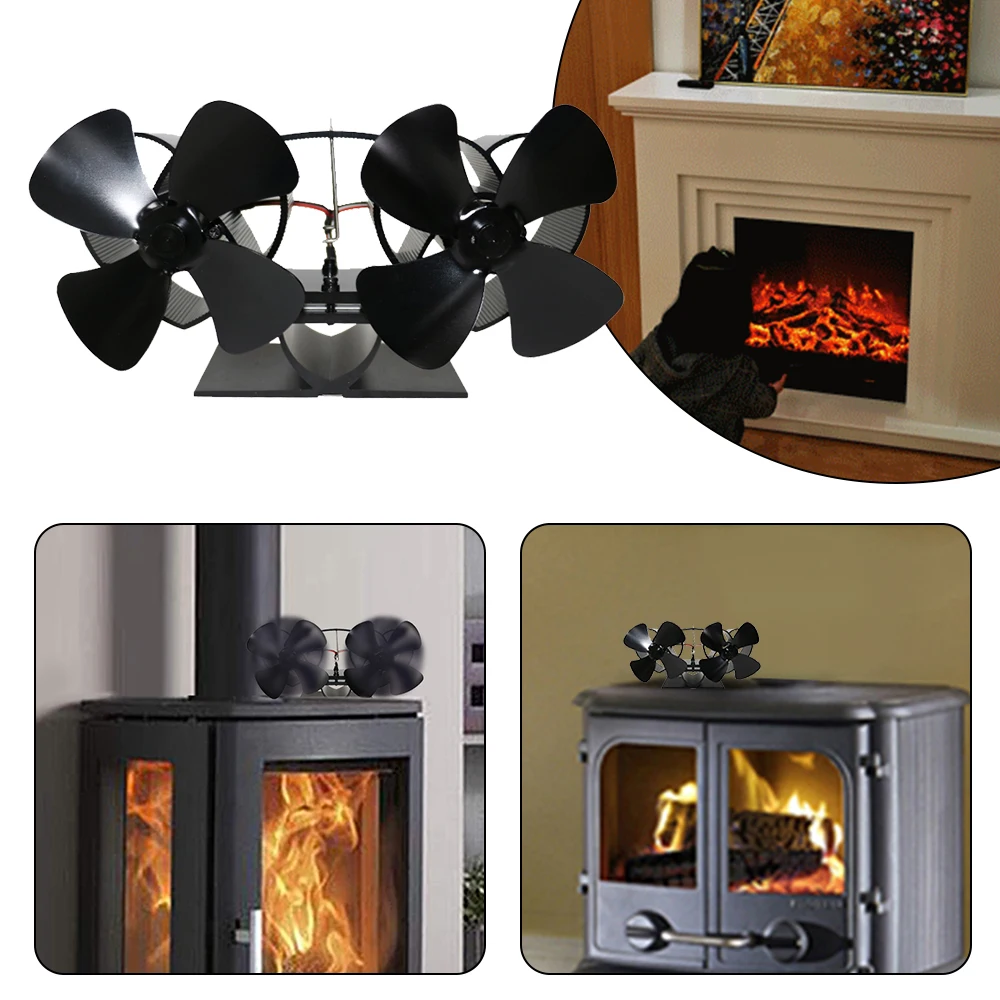 New 8 Blades Fireplace Fan Wood Burning Hot Power Fireplace Fan Energy Saving Thermal Power Fireplace Fan Home Heat Distribution
New 8 Blades Fireplace Fan Wood Burning Hot Power Fireplace Fan Energy Saving Thermal Power Fireplace Fan Home Heat Distribution