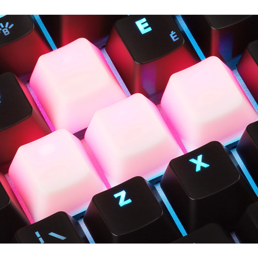 8 шт. ультратонкие белые клавиши со стрелками ABS PC E-sports колпачки для клавиш OEM
