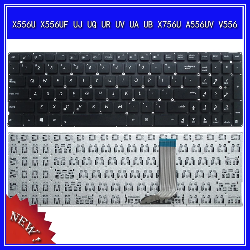 Клавиатура для ноутбука ASUS X556U X556UF UJ UQ UR UV UB UA X756U A556UV V556, сменная Клавиатура для ноутбука US/RU
Клавиатура для ноутбука ASUS X556U X556UF UJ UQ UR UV UB UA X756U A556UV V556, сменная Клавиатура для ноутбука US/RU