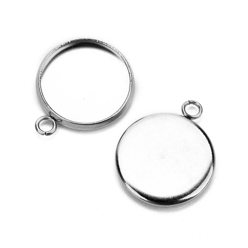 20pcs/lot 6/8/10/12/14/16/18/20/25mm Stainless Steel Pendant Cabochon Base Settings Cameo Cabochon Fit DIY Jewelry Making
20pcs/lot 6/8/10/12/14/16/18/20/25mm Stainless Steel Pendant Cabochon Base Settings Cameo Cabochon Fit DIY Jewelry Making