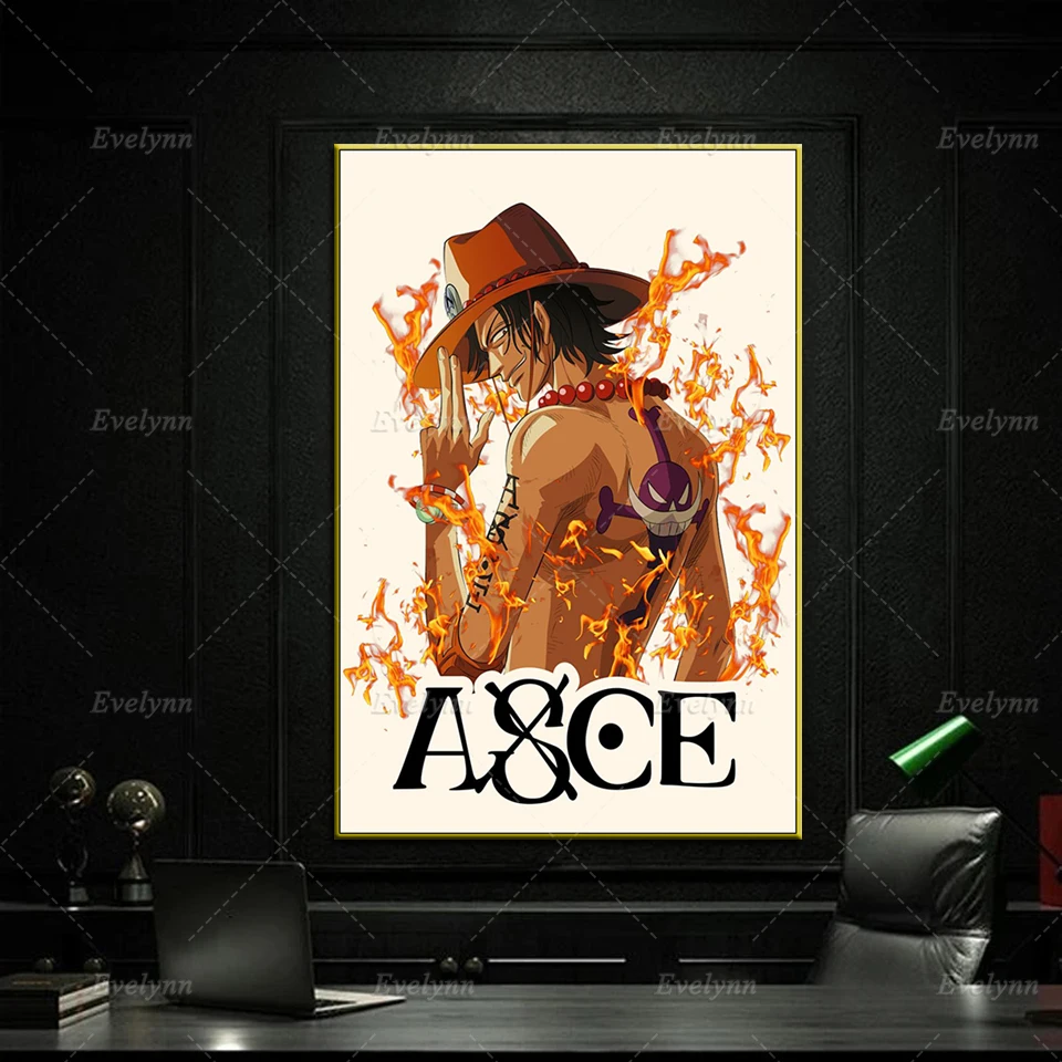 One Piece Ace Japan Anime Canvas Posters Modern Living Room Wall Art Prints Picture Nordic Home Bedroom Kid Room Decor Painting
One Piece Ace Japan Anime Canvas Posters Modern Living Room Wall Art Prints Picture Nordic Home Bedroom Kid Room Decor Painting