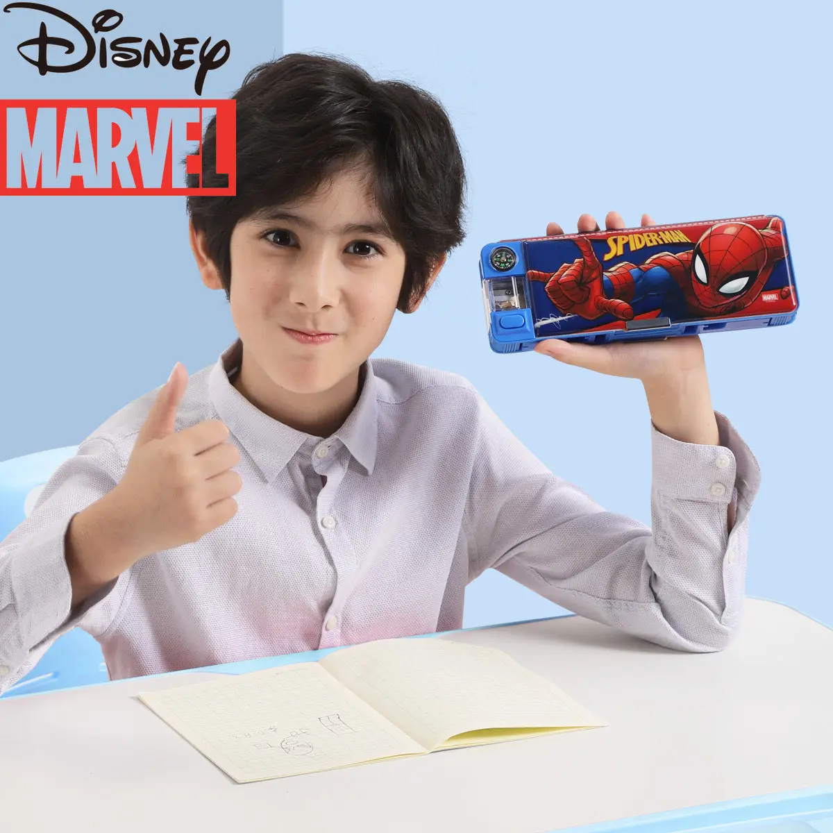 Disney Marvel Pencil Box Male Pencil Box Lead Multifunctional School Supplies Pencil Cool Spider-Man School Supplies
Disney Marvel Pencil Box Male Pencil Box Lead Multifunctional School Supplies Pencil Cool Spider-Man School Supplies