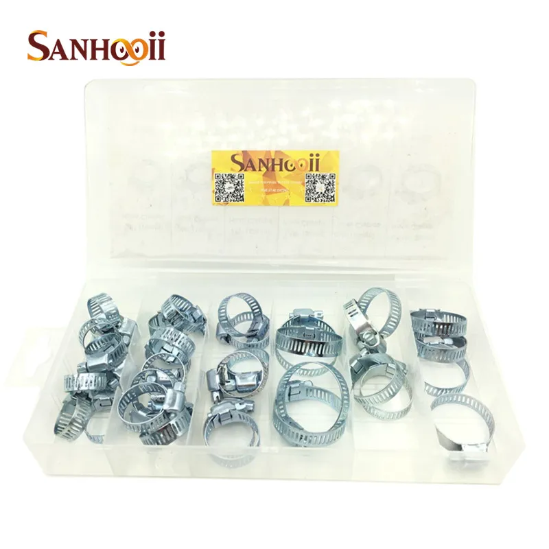 34x In 1 Galvanizing Metal 16MM 19MM 22MM 25MM 28MM 32MM Hose Clamps Set Tools Set With Box Gadgets ZM56
34x In 1 Galvanizing Metal 16MM 19MM 22MM 25MM 28MM 32MM Hose Clamps Set Tools Set With Box Gadgets ZM56