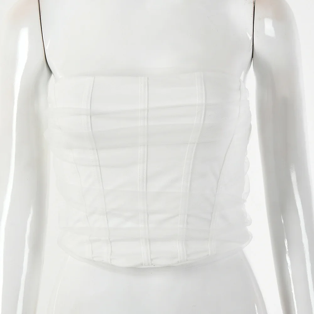 Mesh bra top women's sexy sleeveless backless temperament versatile vest
Mesh bra top women's sexy sleeveless backless temperament versatile vest