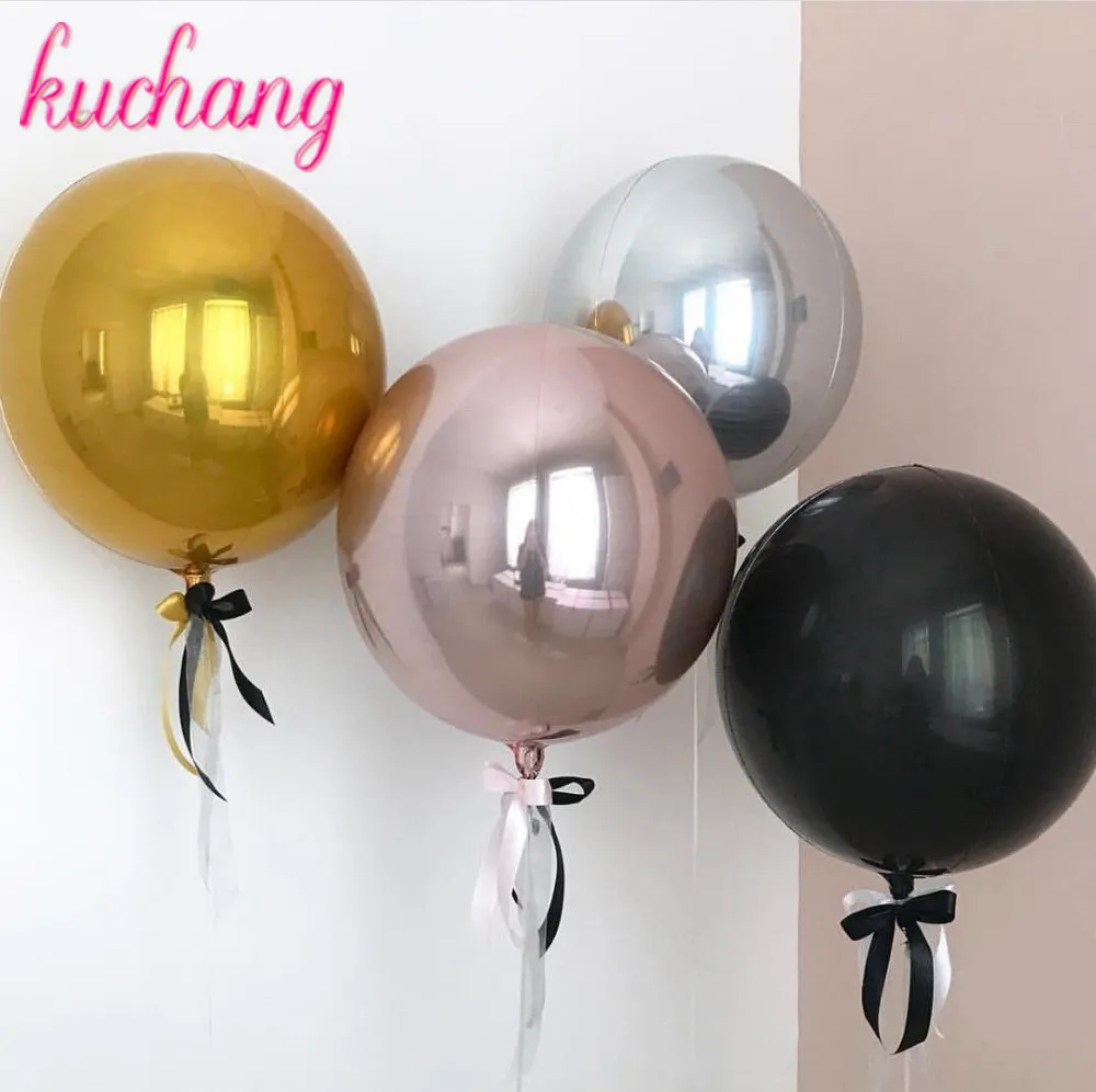1pc 18/22/32 inch Metal Bobo Balloon Gold Round Bubble balloons Birthday Party Helium Balloon Decor Wedding Festival supplies
1pc 18/22/32 inch Metal Bobo Balloon Gold Round Bubble balloons Birthday Party Helium Balloon Decor Wedding Festival supplies