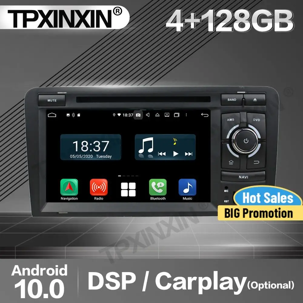 128G Carplay Car Radio 2 Din Stereo Receiver Android 10 For AUDI A3 2003-2010 2011 2012 2013 GPS Player Audio Recorder Head Unit
128G Carplay Car Radio 2 Din Stereo Receiver Android 10 For AUDI A3 2003-2010 2011 2012 2013 GPS Player Audio Recorder Head Unit
