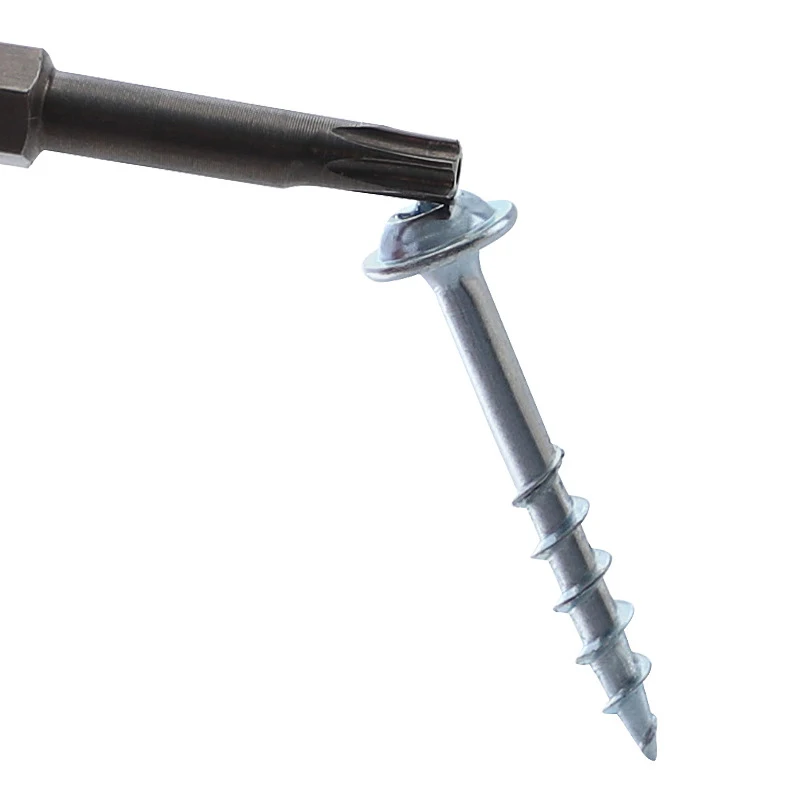100PCS Woodworking Screws Galvanized Coarse Thread Round Head T20 Phillips Pocket Torx Screws 1-1/4"
100PCS Woodworking Screws Galvanized Coarse Thread Round Head T20 Phillips Pocket Torx Screws 1-1/4"