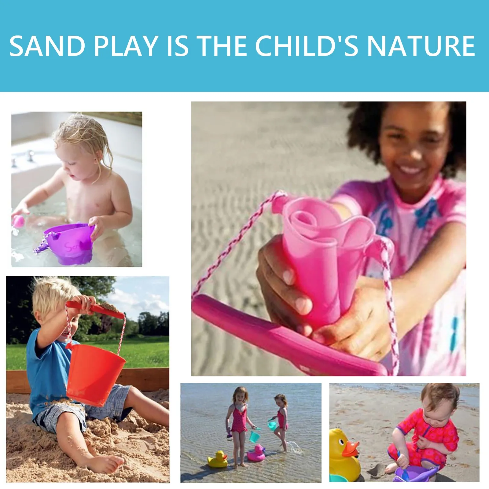 Children's Folding Multi-purpose Portable Silicone Soft Water Bucket With Sturdy Handle For Cleaning Fishing Car Wash Picnic
Children's Folding Multi-purpose Portable Silicone Soft Water Bucket With Sturdy Handle For Cleaning Fishing Car Wash Picnic