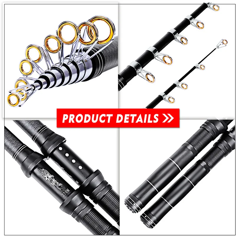 YINGTOUMAN Spinning Fishing Rod Carbon 1.8M 2.1M 2.4M 2.7M 3.0M Surper Hard Fishing Pole Fishing Rod
YINGTOUMAN Spinning Fishing Rod Carbon 1.8M 2.1M 2.4M 2.7M 3.0M Surper Hard Fishing Pole Fishing Rod