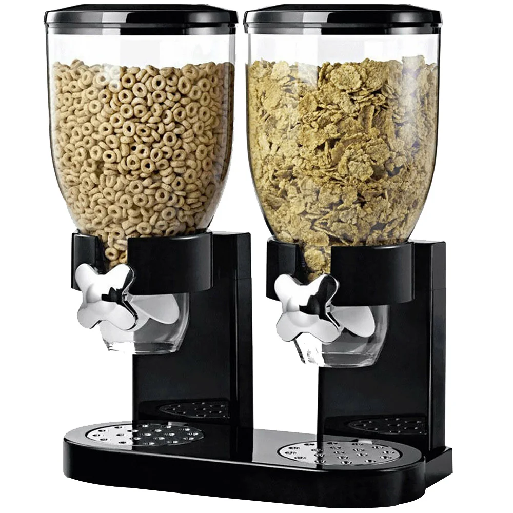 5L Double Barrel Cereal Dispenser Dry Food Storage Container Canister Machine Dispenser Cereal Storage Kitchen Supplies
5L Double Barrel Cereal Dispenser Dry Food Storage Container Canister Machine Dispenser Cereal Storage Kitchen Supplies