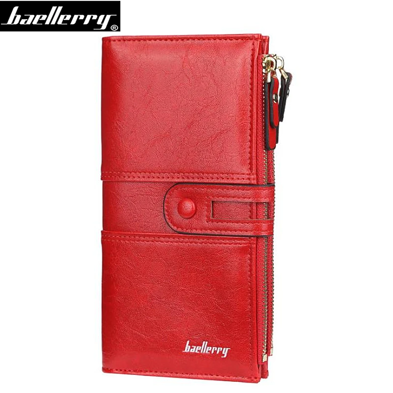 Baellerry Women Wallet Large Capacity Buckle Zipper Female Clutch Fashion multi Card Purse Carteira
Baellerry Women Wallet Large Capacity Buckle Zipper Female Clutch Fashion multi Card Purse Carteira