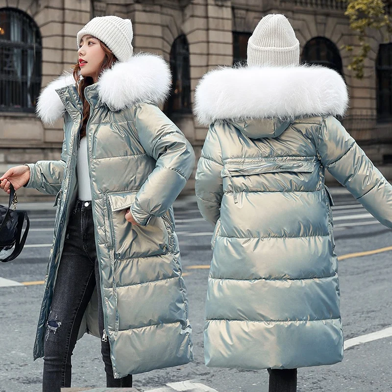Winter Woman Parkas Thick Jacket Women Hooded Coat Femlae Cotton Long Coats Outwear Big Fur Collar Clothes Manteau Femme WPY4050
Winter Woman Parkas Thick Jacket Women Hooded Coat Femlae Cotton Long Coats Outwear Big Fur Collar Clothes Manteau Femme WPY4050