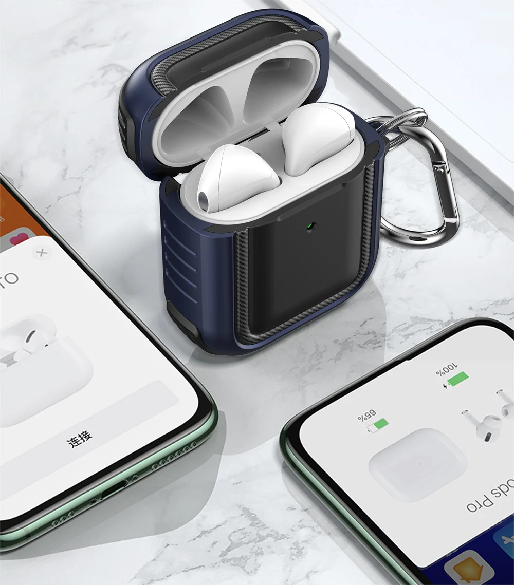 Metal Buckle Covers Bags For Airpod pro Case TPU PC Protective Wireless Earphone Cover For Apple Air Pods 3 2 1 Charging Box
Metal Buckle Covers Bags For Airpod pro Case TPU PC Protective Wireless Earphone Cover For Apple Air Pods 3 2 1 Charging Box