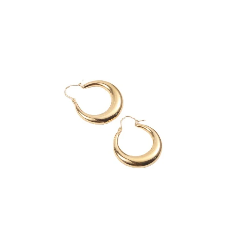 Stainless Steel Punk Simple U-ring Oval Geometry Hoop Earrings Plated Gold Gift For Women Designer 2021 Accessories Jewellery
Stainless Steel Punk Simple U-ring Oval Geometry Hoop Earrings Plated Gold Gift For Women Designer 2021 Accessories Jewellery