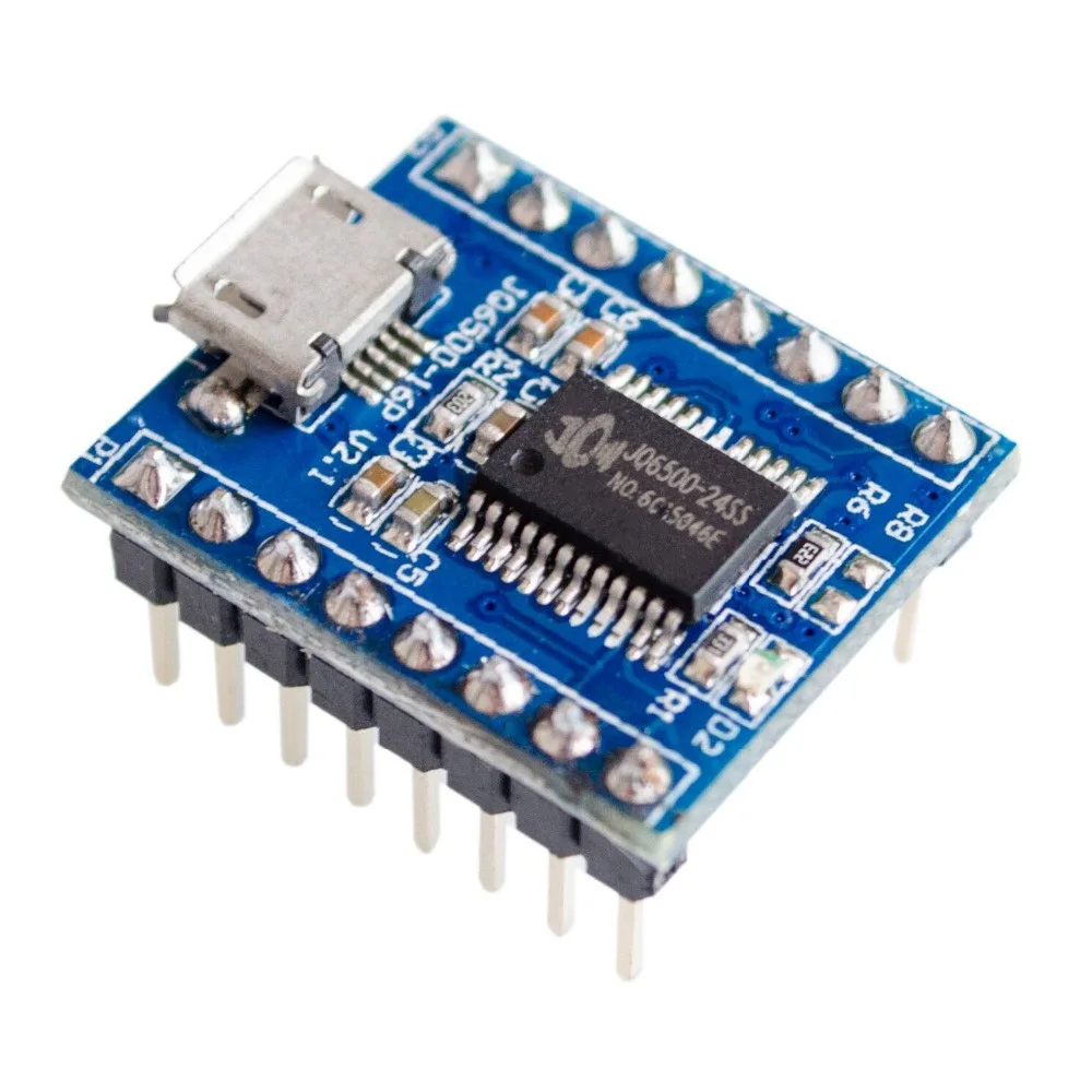 Новый звуковой модуль JQ6500, 10 шт., сменный USB-модуль с одного на 5-сторонний, стандарт голоса MP3
Новый звуковой модуль JQ6500, 10 шт., сменный USB-модуль с одного на 5-сторонний, стандарт голоса MP3
