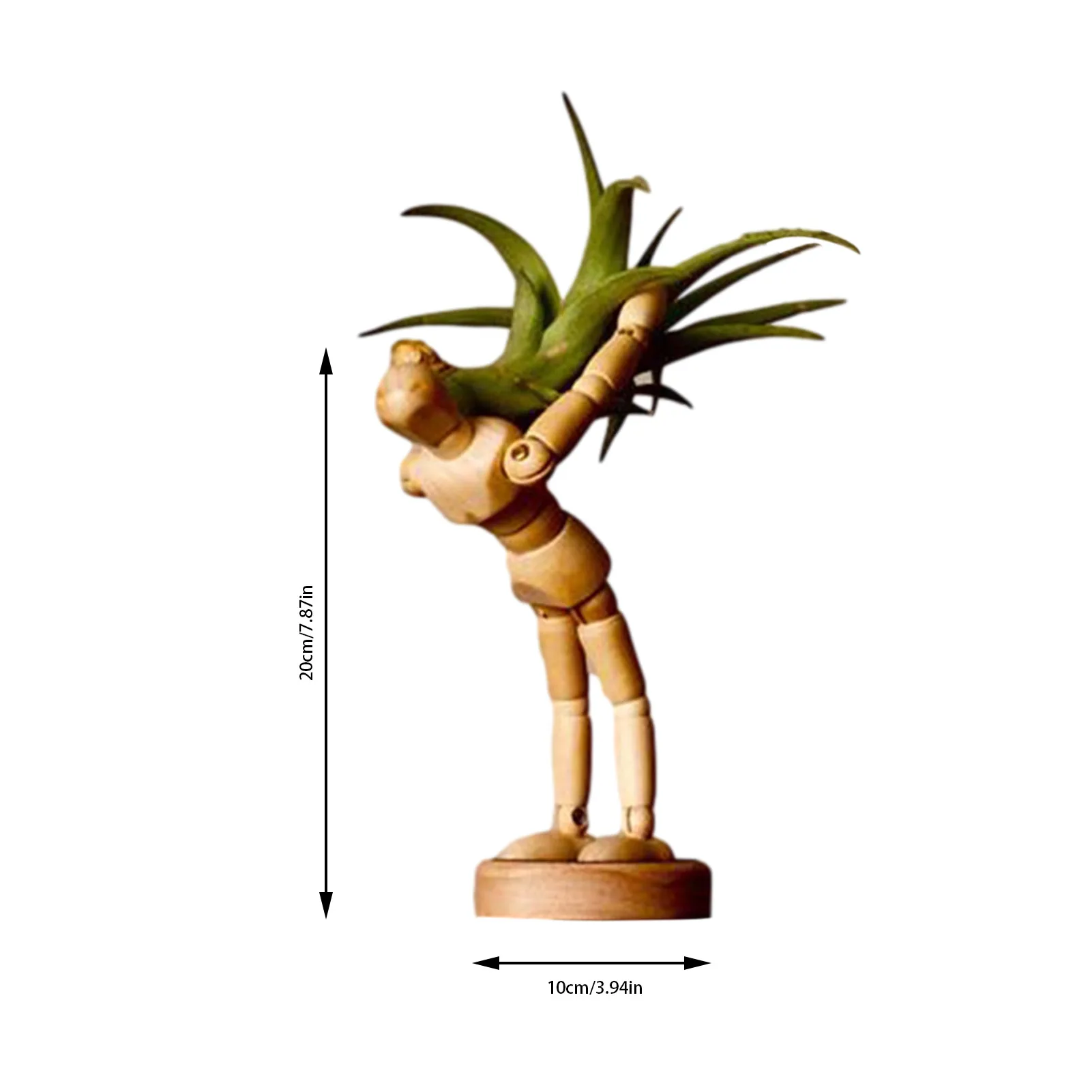 20cm Solar Rotating Flower Pot Moveable Joints Flexible Wooden Man Wooden Holding Plant Human Figure Pot Dolls Model Toy
20cm Solar Rotating Flower Pot Moveable Joints Flexible Wooden Man Wooden Holding Plant Human Figure Pot Dolls Model Toy