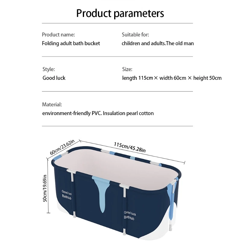 Foldable Bathtub Portable Bathroom Separate 1.2m Bathing SPA Tub Eco-Friendly Family Bathroom Shower Stall Hot/Ice Bath Bathroom
Foldable Bathtub Portable Bathroom Separate 1.2m Bathing SPA Tub Eco-Friendly Family Bathroom Shower Stall Hot/Ice Bath Bathroom