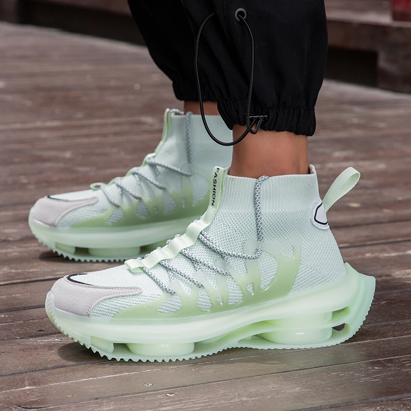 Autumn Spring Mens High Top Running Shoes Original Sneakers Breathable Sport Good Quality Authentic Outdoor Designer
Autumn Spring Mens High Top Running Shoes Original Sneakers Breathable Sport Good Quality Authentic Outdoor Designer