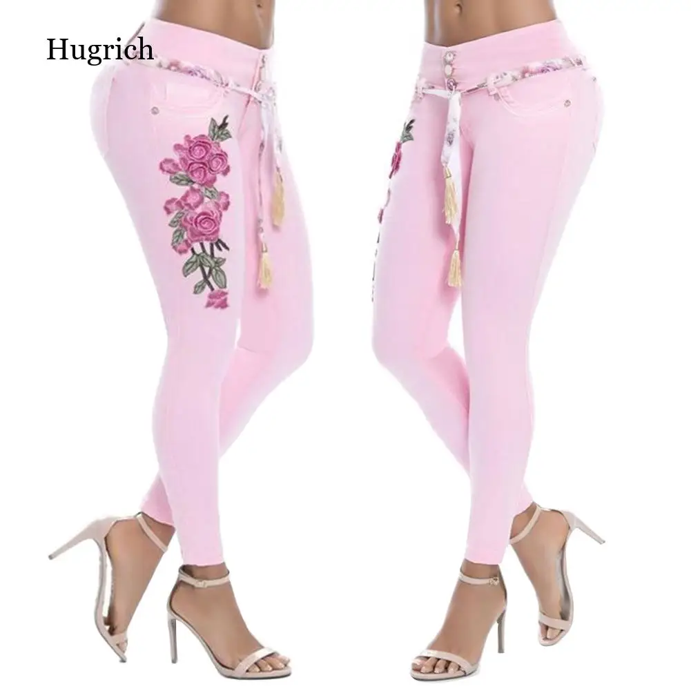 Plus Size Jeans Sexy Denim Pants Women Floral Embroidery High Waist all match lady sports flower Skinny Jeans Denim Long Pants
Plus Size Jeans Sexy Denim Pants Women Floral Embroidery High Waist all match lady sports flower Skinny Jeans Denim Long Pants