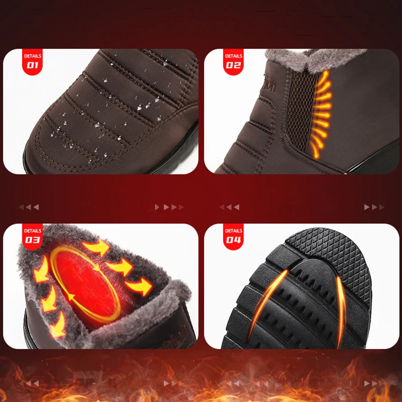 Men Boots Winter Warm Faux Short Plush Snow Boots Men 2020 New Male Outdoor High Quality Winter sneakers Shoes Men Snow Boots
Men Boots Winter Warm Faux Short Plush Snow Boots Men 2020 New Male Outdoor High Quality Winter sneakers Shoes Men Snow Boots