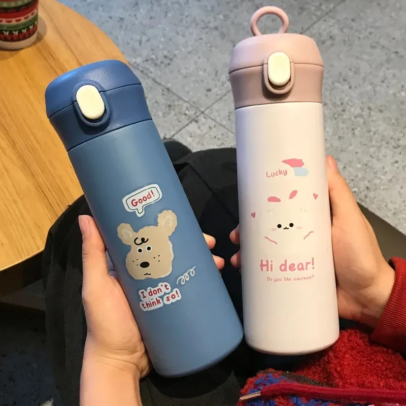 380/500ml Cute Schnauzer Stainless Steel Thermos Flask Milk Coffee Travel Cup Kawaii Cartoon Pattern Water Bottles for Girls
380/500ml Cute Schnauzer Stainless Steel Thermos Flask Milk Coffee Travel Cup Kawaii Cartoon Pattern Water Bottles for Girls