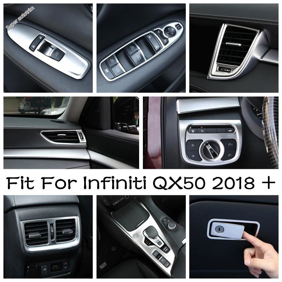 Head Light Adjust Knob / Inner Console Gear Shift Panel / Glove Box Handle Cover Trim For Infiniti QX50 2018 - 2021 Accessories
Head Light Adjust Knob / Inner Console Gear Shift Panel / Glove Box Handle Cover Trim For Infiniti QX50 2018 - 2021 Accessories