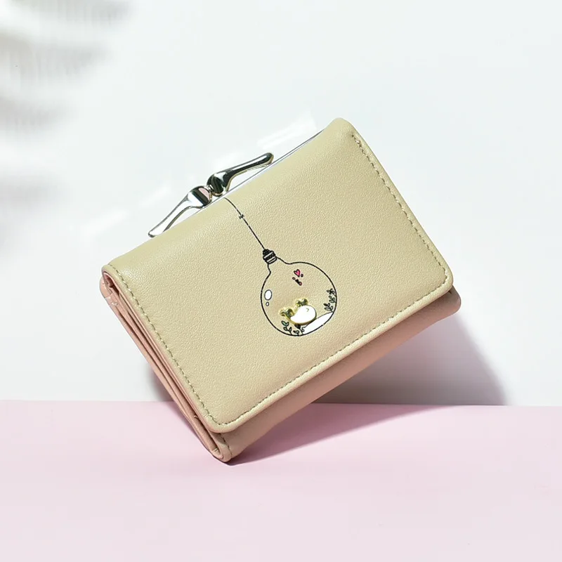 Ladies wallet short paragraph new multi-function cartoon three-fold small wallet multi-card student coin purse Christmas gift
Ladies wallet short paragraph new multi-function cartoon three-fold small wallet multi-card student coin purse Christmas gift