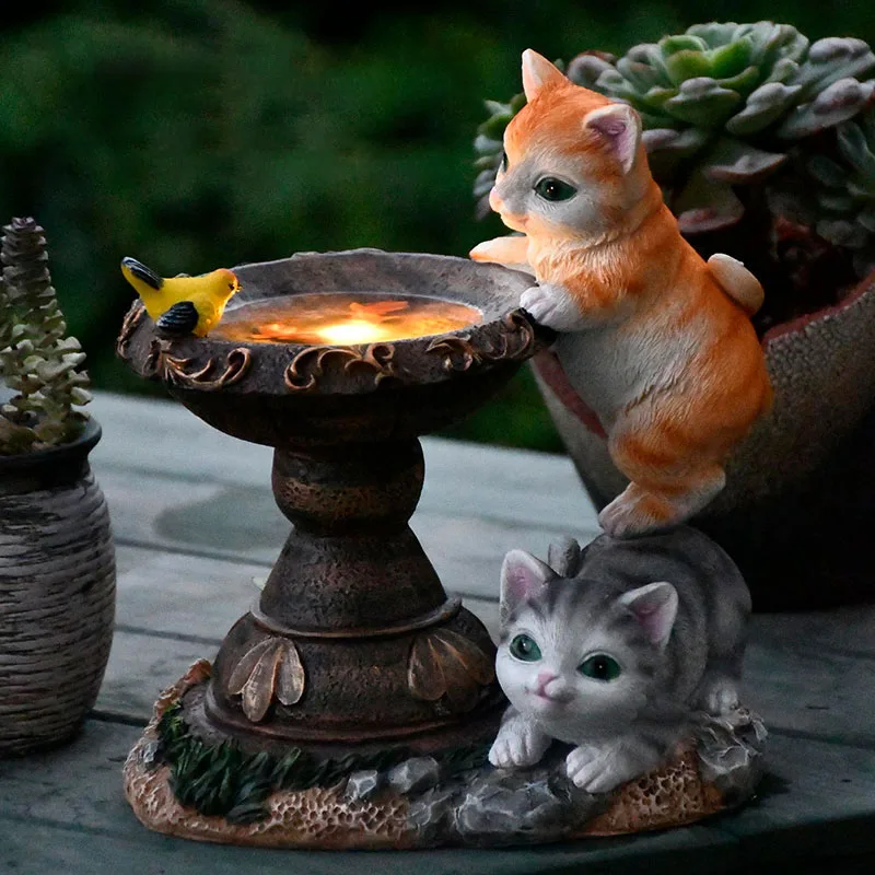 Pastoral outdoor garden cat solar lamp decoration ornaments courtyard landscape decoration night light creative resin crafts
Pastoral outdoor garden cat solar lamp decoration ornaments courtyard landscape decoration night light creative resin crafts