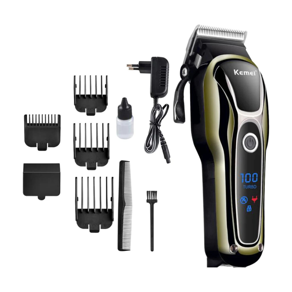 Men Electric LCD Hair Clipper Trimmer Haircutting Machine Barber Shaver Hair Clippe Electric Haircut Machine EU Plug
Men Electric LCD Hair Clipper Trimmer Haircutting Machine Barber Shaver Hair Clippe Electric Haircut Machine EU Plug