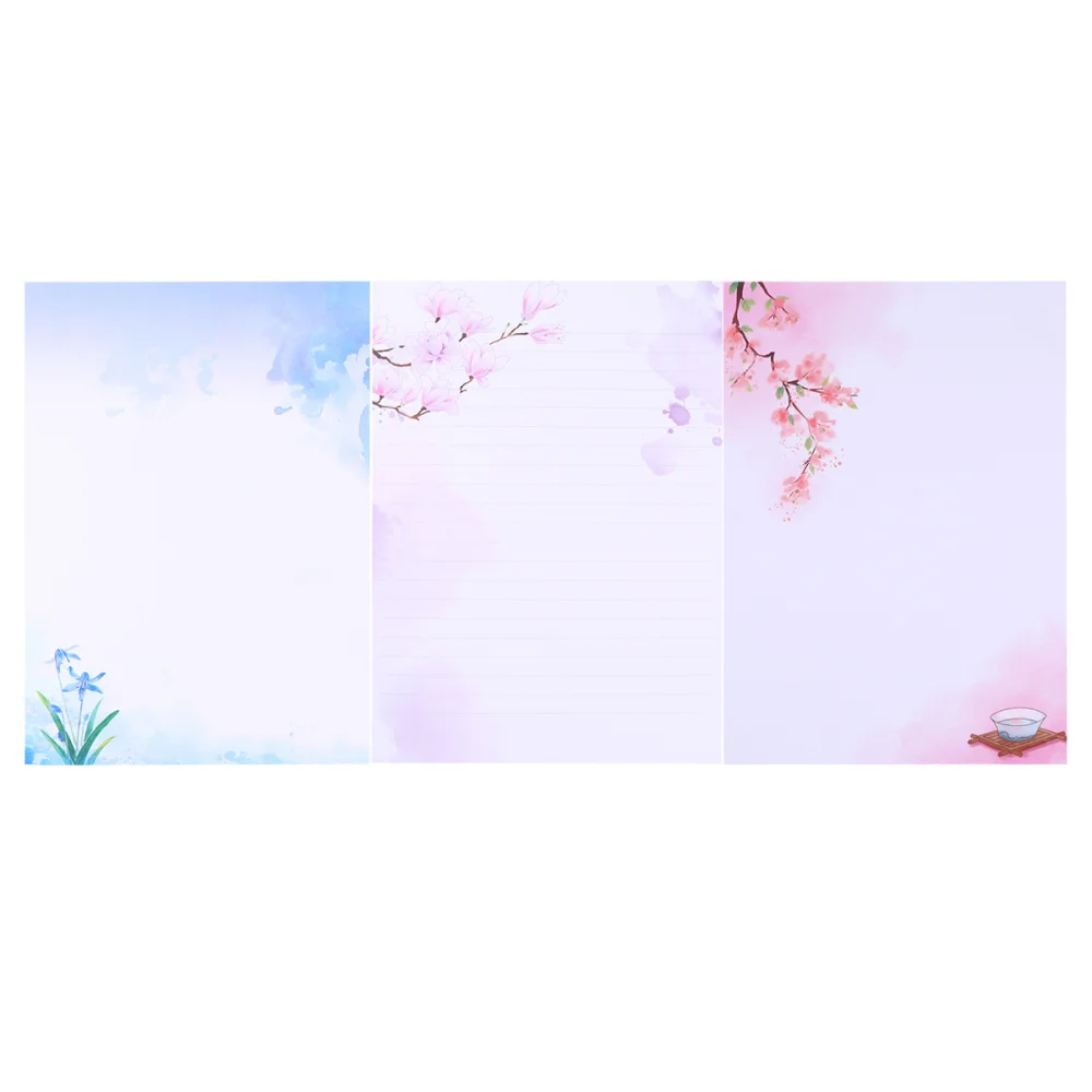 30 Sheets Creative Letter Paper Writing Paper Vintage Note Paper Stationery Paper for Home Office School
30 Sheets Creative Letter Paper Writing Paper Vintage Note Paper Stationery Paper for Home Office School