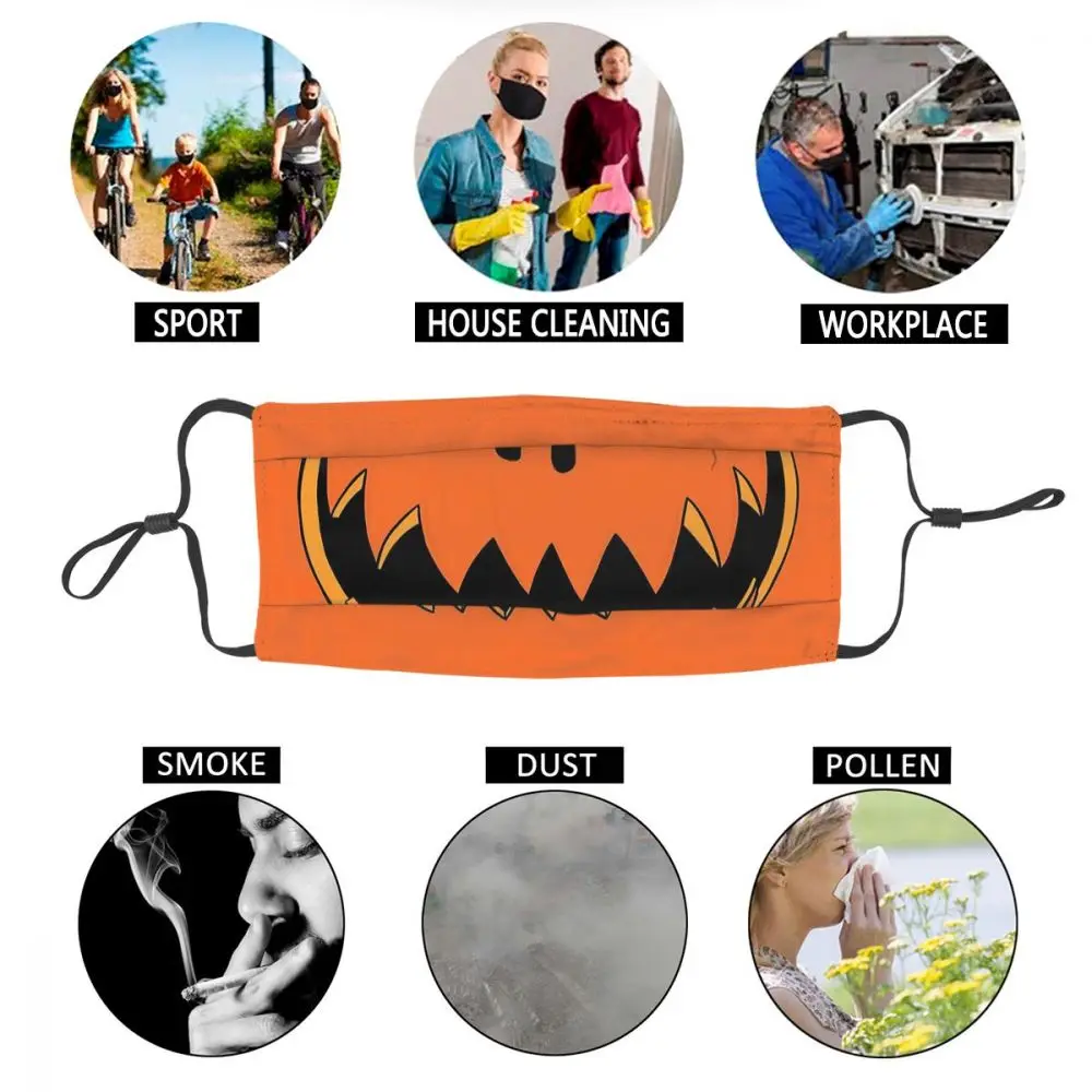Pumpkin Grin Non-Disposable Mouth Face Mask Halloween Spooky Horror Anti Haze Dust Mask Protection Cover Respirator Mouth Muffle
Pumpkin Grin Non-Disposable Mouth Face Mask Halloween Spooky Horror Anti Haze Dust Mask Protection Cover Respirator Mouth Muffle
