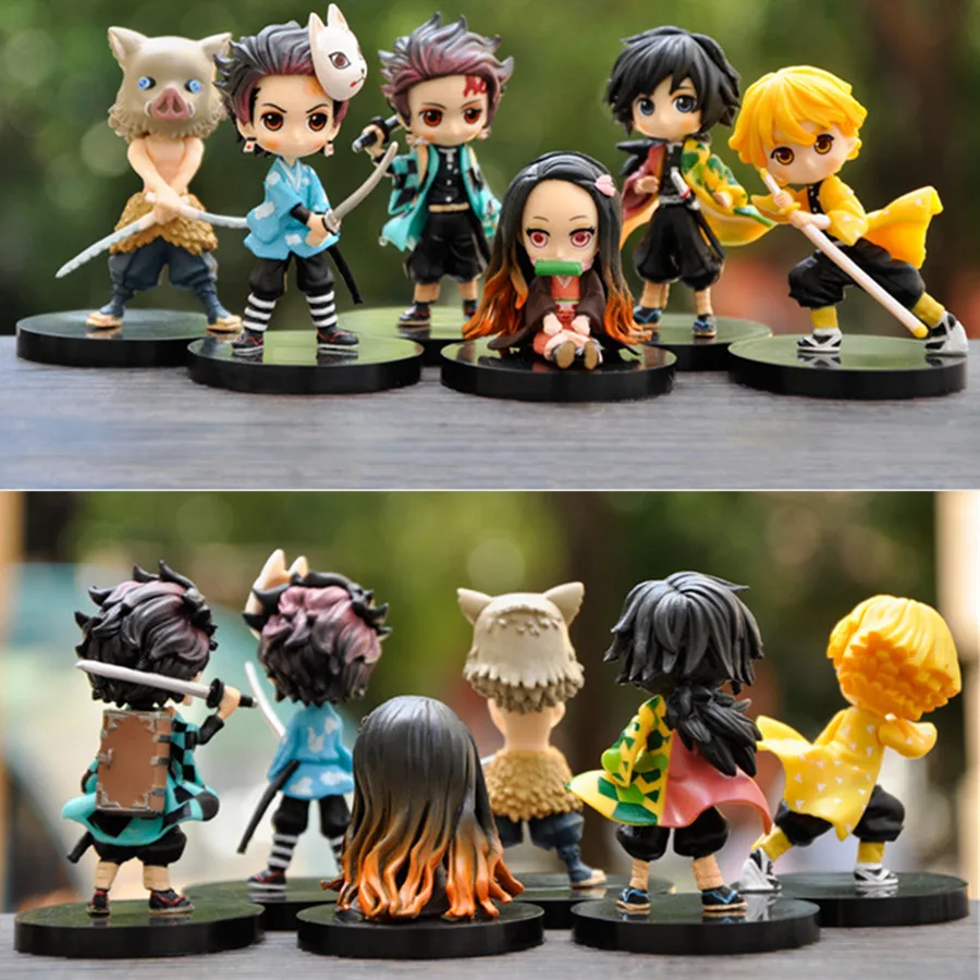 6pcs/set Anime Demon Slayer Figure Kimetsu No Yaiba Figure Q Posket Kamado Tanjirou Kamado Nezuko Agatsuma Figure Toys 7cm
6pcs/set Anime Demon Slayer Figure Kimetsu No Yaiba Figure Q Posket Kamado Tanjirou Kamado Nezuko Agatsuma Figure Toys 7cm