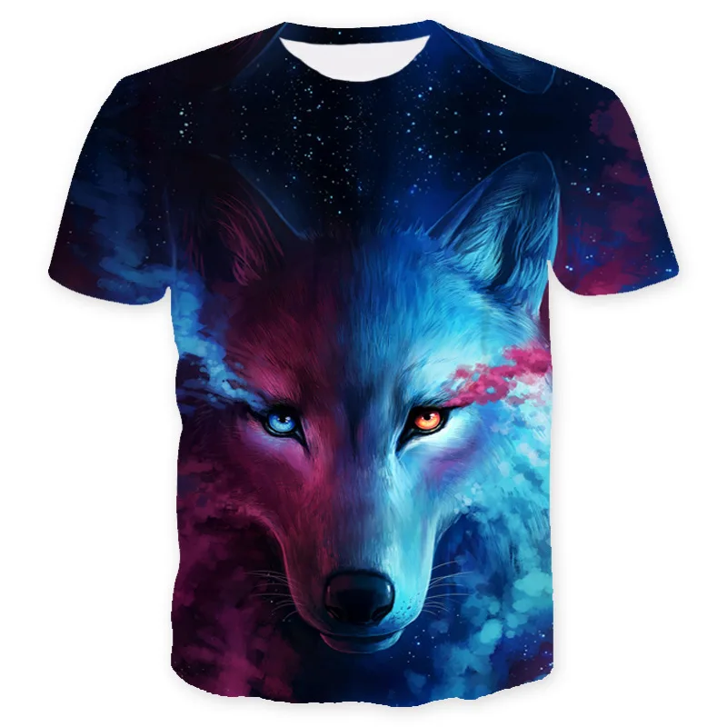 2021 Latest Wolf 3D Printed Animal Cool and Fun T Shirt Men's Short sleeved Summer Top Outdoor Street Fashion Cool Men'sT Shirt
2021 Latest Wolf 3D Printed Animal Cool and Fun T Shirt Men's Short sleeved Summer Top Outdoor Street Fashion Cool Men'sT Shirt