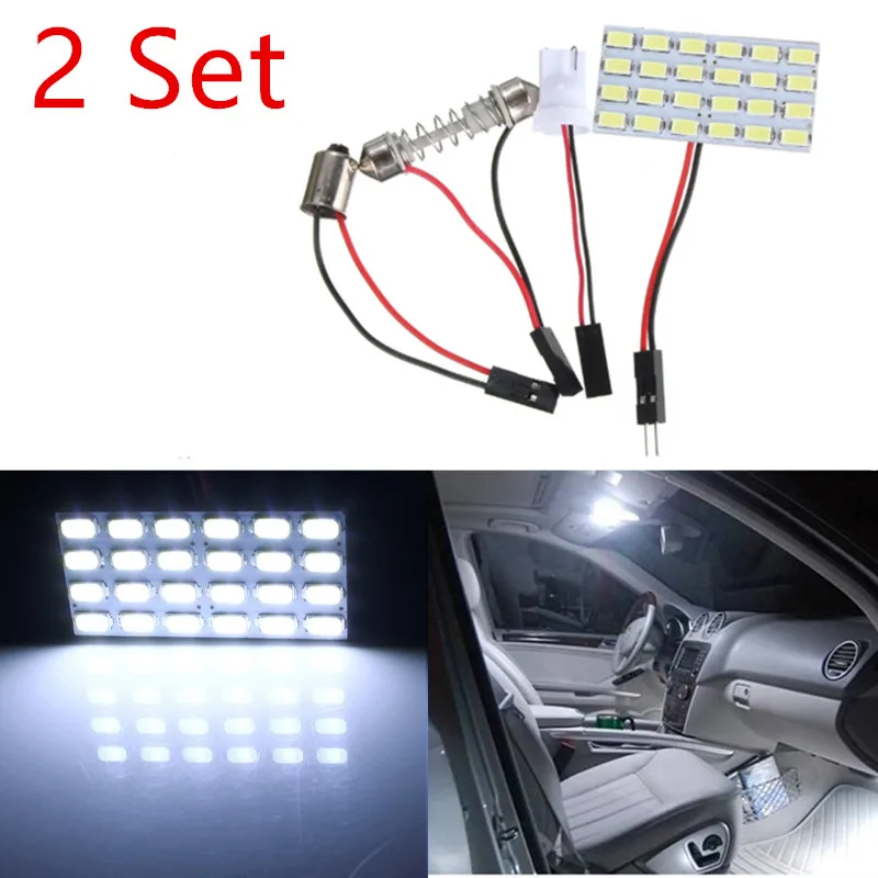 2 комплекта супер яркая 24 LED 5730 световая панель SMD плата чистый белый авто интерьер чтения Карта BA9S гирлянда лампа DC12V
2 комплекта супер яркая 24 LED 5730 световая панель SMD плата чистый белый авто интерьер чтения Карта BA9S гирлянда лампа DC12V